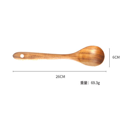 Wholesale 7-Piece Teak Kitchen Utensil Set